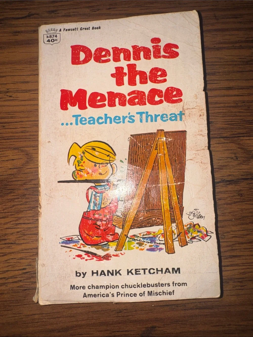 Dennis the Menace Teacher's Threat Book C1.Bk.L.80